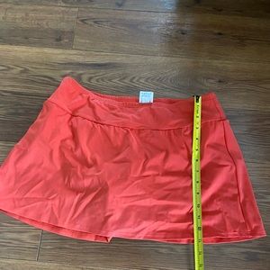 Lands End coral swim skirt size 16, new without tags